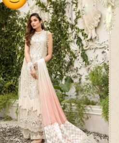 Full Heavy Embroidered Suit_ Organza Fabric