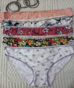 Women Cotton Floral Printed Hipster Panties - Breathable & Stretchable Moisture-Wicking Ladies Briefs - Easy-to-Wear Underwear