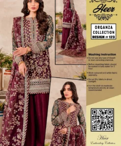 HEER Full Heavy Sequence Embroidery with Heavy Handwork