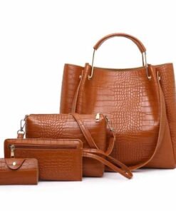 Elegant Four-Piece Ladies Bag Set